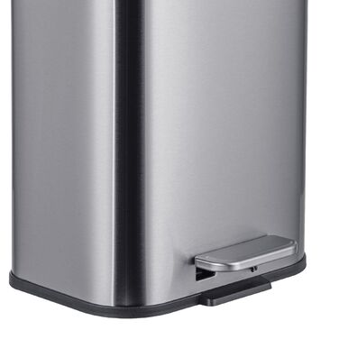 Відро для сміття Relaxdays з захистом від відбитків пальців, 5 л