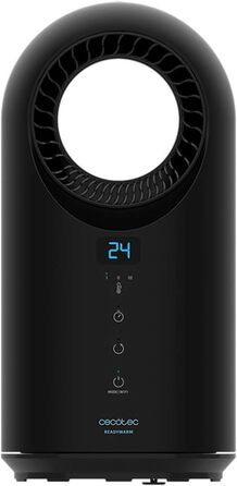 Конвектор Cecotec Warm 8400 Bladeless Connected: WiFi, сенсорне управління, 1500W, чорний