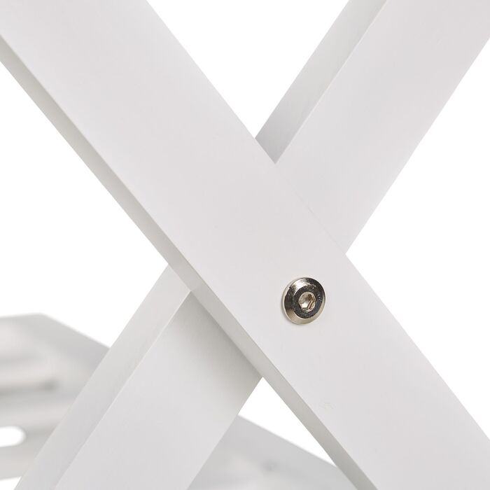 Підставка для валіз Relaxdays, складна з двома полицями