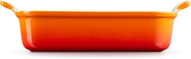 Форма для запікання Le Creuset прямокутна, 26 см, 2.4 л, кераміка, червона