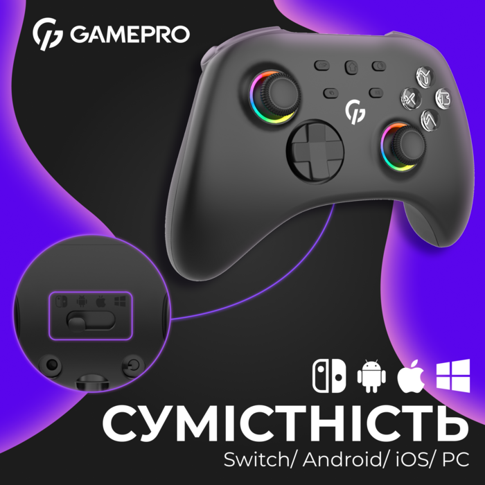 Бездротовий геймпад GamePro GPX13B