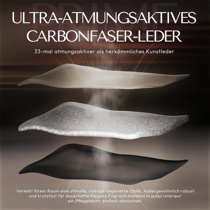 Ігровий крісло Dowinx з регульованою підніжкою, масажером попереку та офісним комфортом, до 200 кг, 165° нахил спинки, бежевий