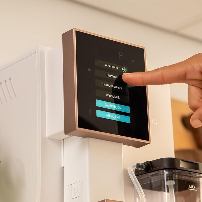 Кавомашина Cecotec Cremmaet Compactccino: суперавтоматична, 19 bar, Thermoblock, молочник, 1,1 л резервуар для води, 150 г для кавових зерен