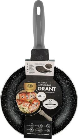 Сковорода Karl Hausmann Induktion Ø 20 см з антипригарним покриттям з граніту. Підходить для всіх типів плит, включаючи газові. Без PTFE та PFOA.
