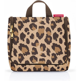 Сумка-органайзер Reisenthel Toiletbag Leo Macchiato Single з гачком, водонепроникний матеріал