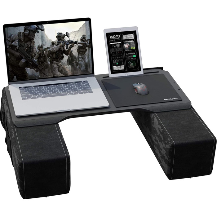 Couchmaster CYBOT: ергономічний столик для ноутбука на диван, софу та ліжко. Широкий столик для ноутбука та бездротових аксесуарів