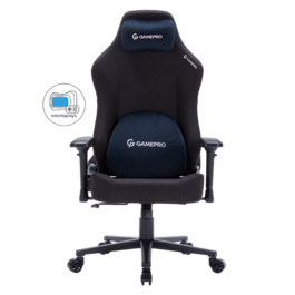 Крісло ігрове GamePro FGC750B Fabric Black