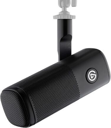 Elgato Wave DX — динамічний XLR-мікрофон для подкастів, стрімінгу та трансляцій, кардіоїдна діаграма, шумозаглушення, не потребує підсилювача, сумісний з Mac/PC