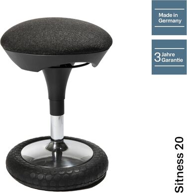 Офісний стілець Topstar Sitness 20 (Антрацит)