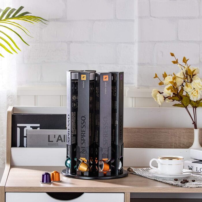 Організатор для капсул Nespresso Original Line: карусель на 80 капсул (8 коробок)