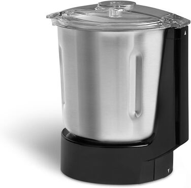 SPRINGLANE Hochleistungsmixer Hanno: Потужний блендер для приготування смузі, 2000 Вт, 32000 об/хв, самоочищення, з рецептами та насадкою (антрацит, колба та пляшка)