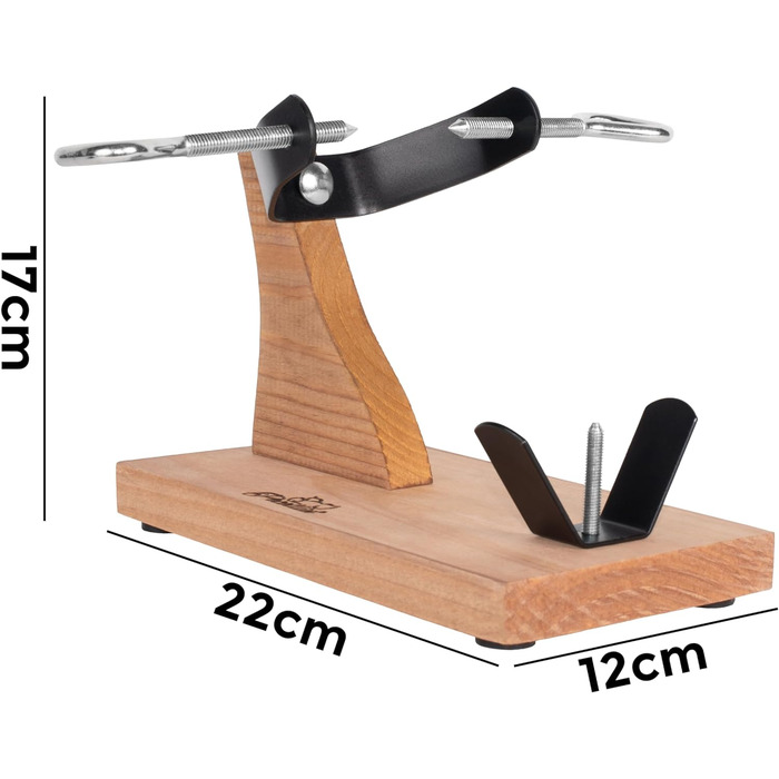 Тримач для шинки PECELLN для центру шинки, серранський та іберійський, вигнутий, основа, обробна дошка