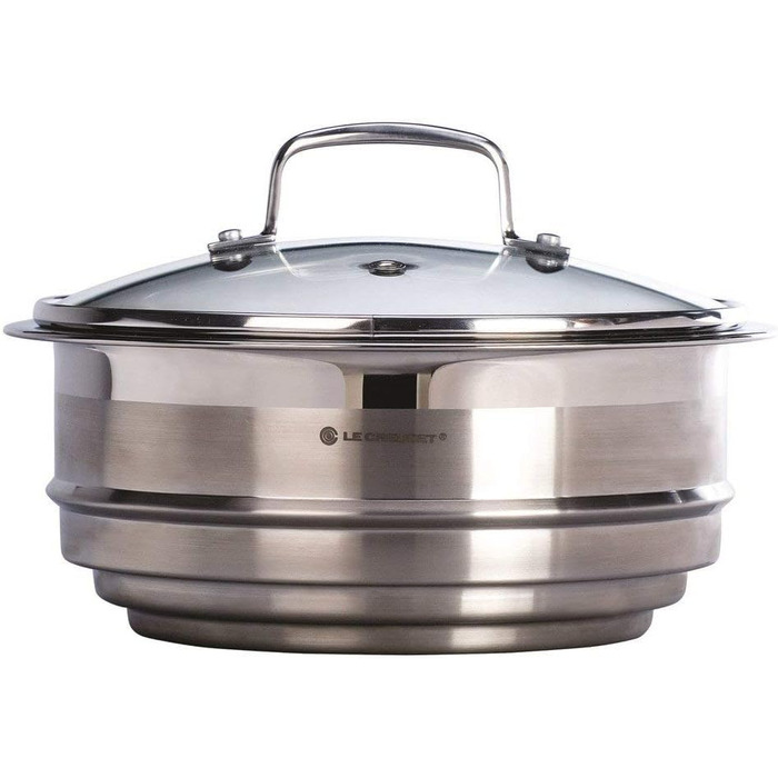Вставка для приготування на пару Le Creuset з нержавіючої сталі з кришкою, Ø 20 см