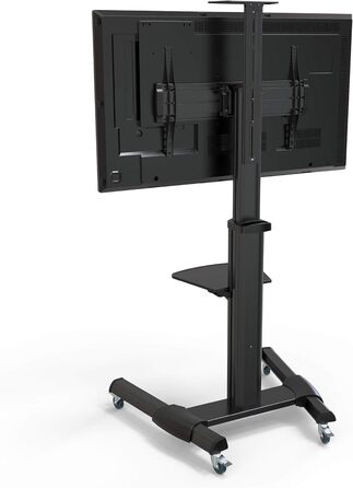 Підставка для телевізора Conecto TV Stand з роликами, регульована по висоті, поворотна, 37-70 дюймів, чорна, модель LM-FS02G