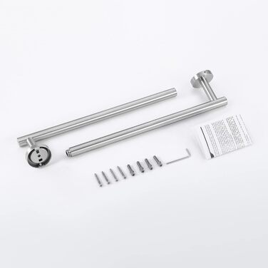 Тримач для рушників KES, стійка для рушників, нержавіюча сталь SUS304, настінний, 70 см, щітка, A2000S70B-2