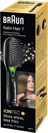 Щітка для волосся Braun Satin Hair 7 IONTEC BR710 чорна