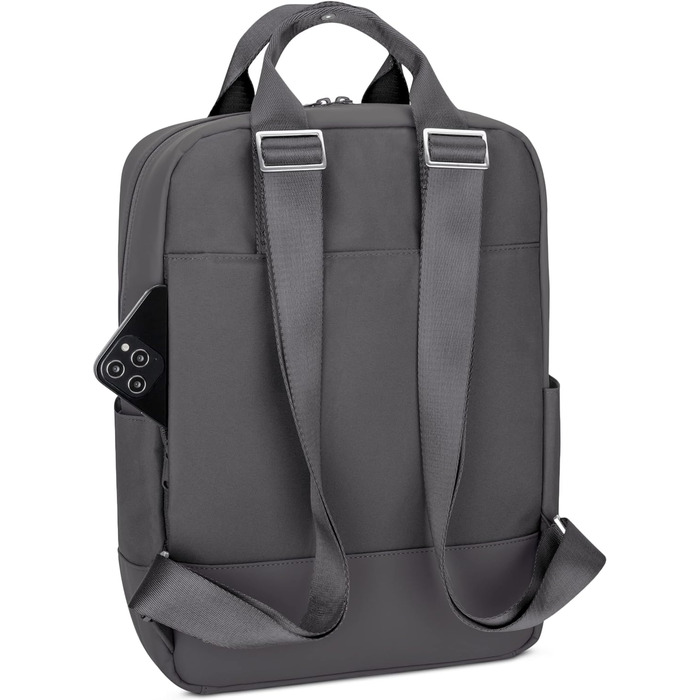 Рюкзак Johnny Urban для жінок і чоловіків - Jona Large - Стильний денний рюкзак з відділенням для ноутбука для університету, бізнесу, школи - Екологічний - Водовідштовхувальний (темно-сірий)