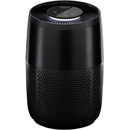 Повітряний Очищувач AP100: Ефективне видалення бактерій, вірусів та плісняви. 3-in-1 Hepa фільтр для дому та офісу. Чорний колір