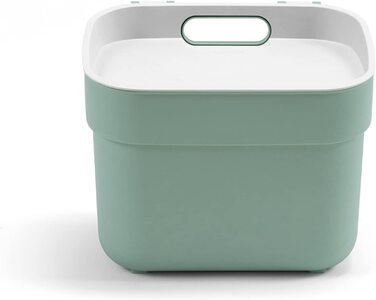 Контейнер для збору сміття CURVER об'ємом 5 л, для компосту, з настінним кріпленням для стіни або дверей, кухні, ванної кімнати, пральні, 100 перероблений, зелений