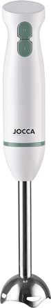 Ручний блендер 600 Вт Ручний блендер 2 швидкості Ергономічна ручка Знімні Нержавіюча сталь Можна мити в посудомийній машині (білий і зелений)