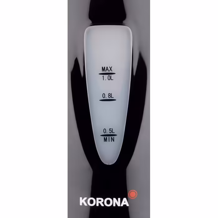 Електричний чайник Korona 20115, 1 л, чорний, пластик