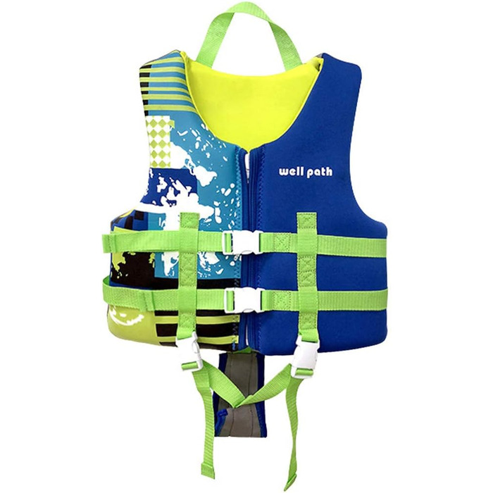 Жилет для плавання Wellpath Perfect Swim Vest дитячий L синьо-жовтий