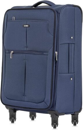 Велика валіза Ochnik / м'який чохол / Матеріал Ньон / колір / розмір / розміри 7946,532 см / Місткість 89 / Висока якість (темно-синій, м)