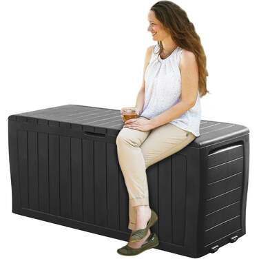 Коробка на подушці KETER® Marvel Plus Антрацит 270л