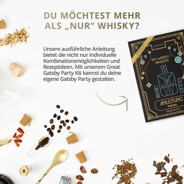 Набір для приготування віскі AMARI® DIY – ідеальний подарунок для поціновувачів, з аксесуарами для домашнього виготовлення та дегустації