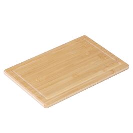 Дерев'яна обробна дошка Relaxdays з бамбука з жолобом для соку