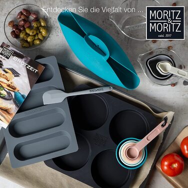 Силіконова форма для випічки Moritz & Moritz 12 см чорна
