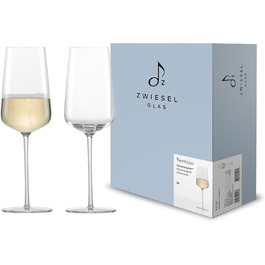 Champagnerglas Vervino від Zwiesel Glas (2 шт.), німецька якість, Tritan-кришталь, для шампанського та ігристі вина