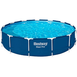 Змінний каркасний басейн Bestway Steel Pro без аксесуарів Ø 396 x 84 см, темно-синій, круглий