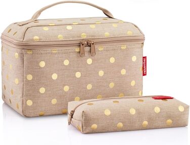 Набір Reisenthel Beautycase: косметичка та сумка-органайзер (Metallic Dots Coffee)