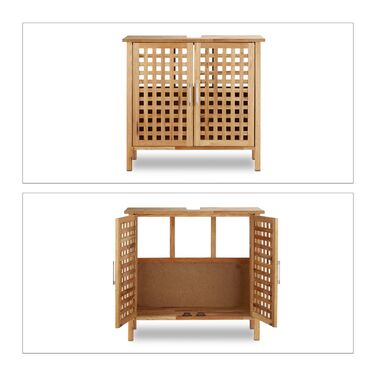 Підставка під раковину Relaxdays з горіхового дерева