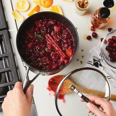 Сковорода-гриль KitchenAid з виливом, хард-анодована, з антипригарним покриттям, квадратна, 29 см, матовий чорний (3 літри)