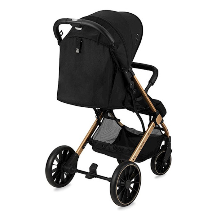 Дитячий прогулянковий візок MoMi Estelle Dakar, чорний, до 22 кг, з аксесуарами