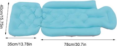 Подушка для ванни Ganzkörper, підтримка спини, дихаючий аксесуар для ванни. Підходить для голови, ніг та плечей, забезпечує комфорт та розслаблення у ванні.