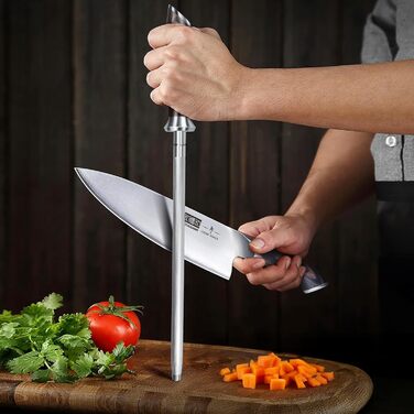 Набір кухонних ножів HOSHANHO: професійний шеф-ніж з нержавіючої сталі, 25 см, ергономічна ручка, подарункова коробка