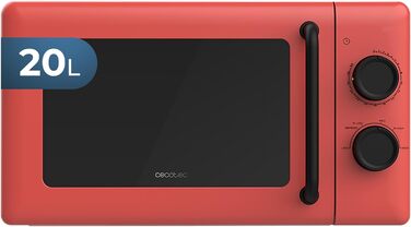 Мікрохвильова піч Cecotec Proclean 3010 Green 20L, 700W, 6 рівнів потужності, функція розморожування, таймер 30 хв, зелений колір