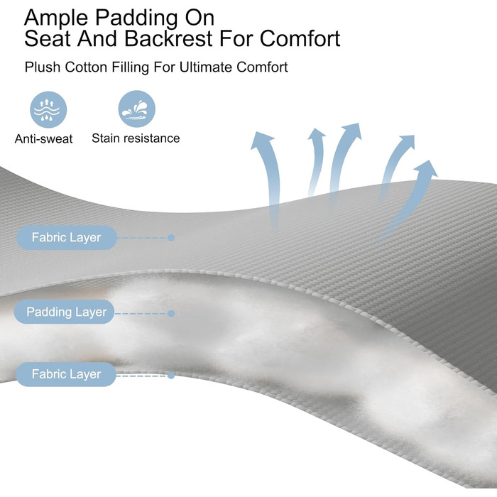 Розкішне крісло-шезлонг для саду, 72 см, з підстаканником та подушкою, сірий колір