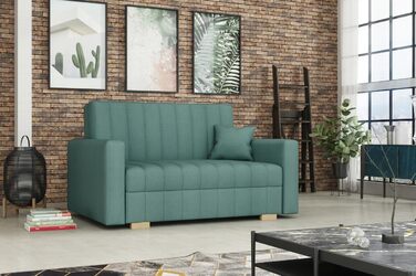 Диван-ліжко Zanzibar I 3-місний 153 см з ящиком для білизни, м'ятний колір | Кутовий диван з функцією сну