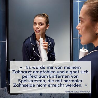 Waterpik Pulse бездротова пульсуюча іригатор, професійний, видаляє наліт 99,9%, 2 режими, очищувач міжзубного простору, білий