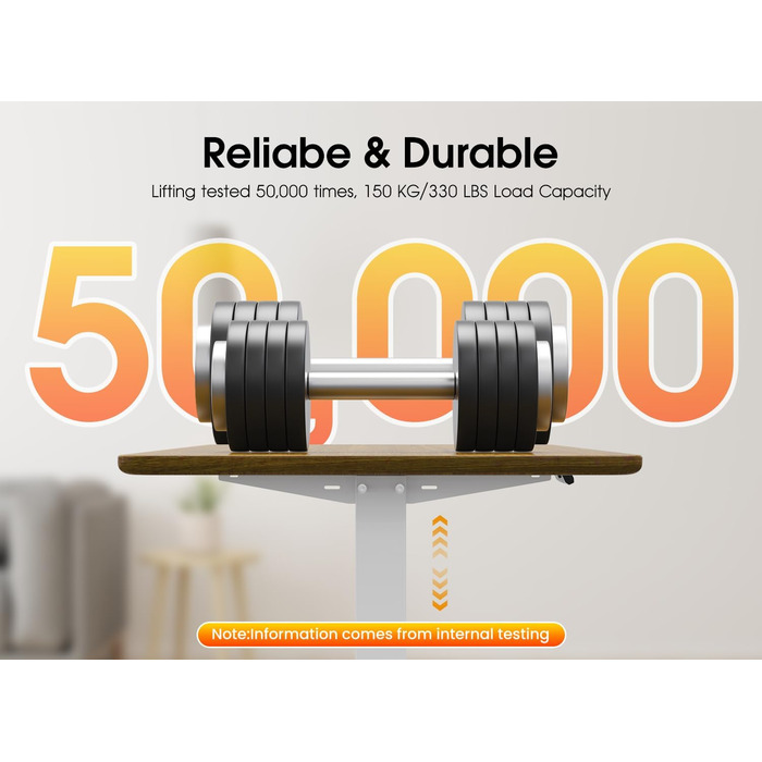 Електричний стіл з регулюванням висоти, металевий каркас з USB-C, пам'ять, антиколізійна система, 2 мотори, білий