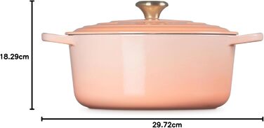 Le Creuset Signature Чавунна сковорода з кришкою, Ø кругла, 4.2 л, Ocean