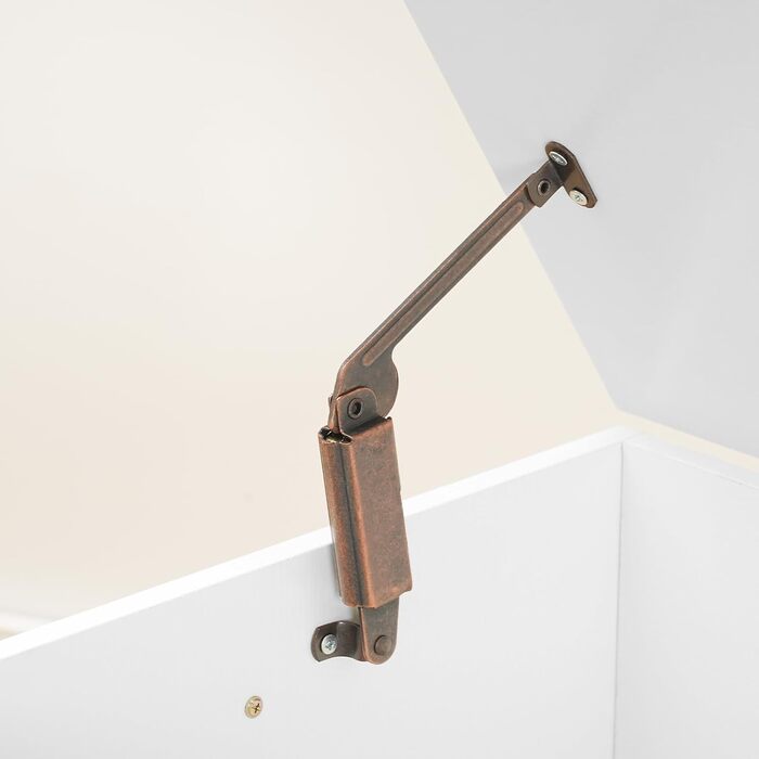 HOOBRO Лавка з ящиком для іграшок, 100 см, білий та натуральний колір дерева, з безпечним шарніром, для дому