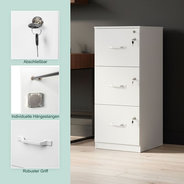 Шафа для документів з навісними папками Relaxdays