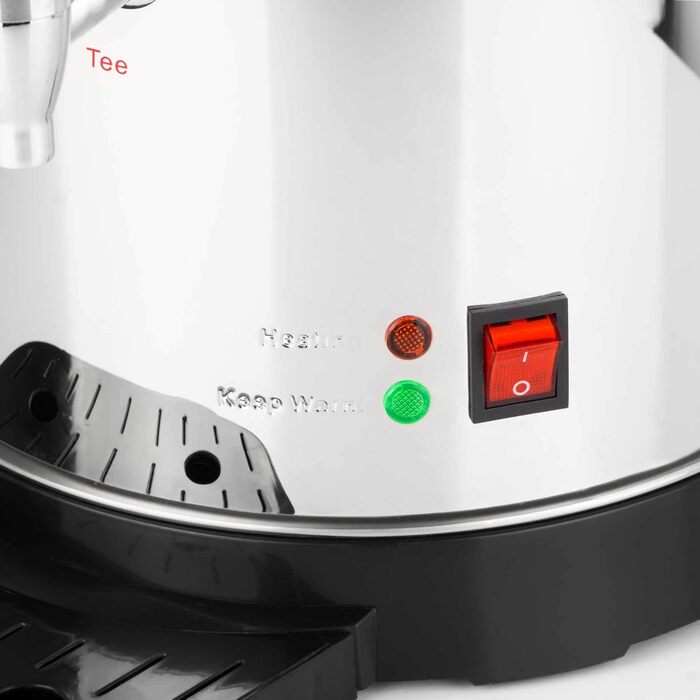 Чайоварка Teemaschine D6: 6 літрів, аналоговий, з подвійними стінками, чайник-самовар