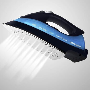 Праска Orbegozo SV 2680 з нержавіючою основою, 2600 Вт, функція самоочищення, суха та парова прасування, регулювання температури