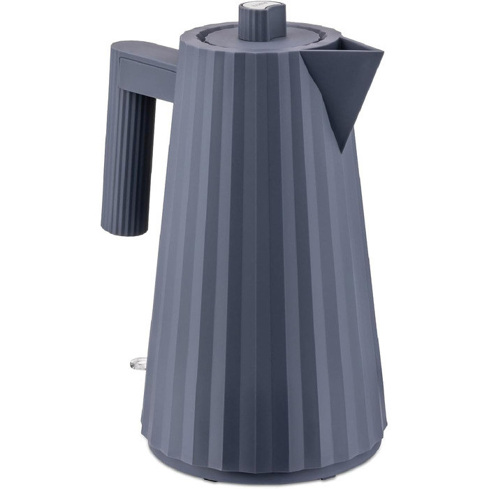 Електричний чайник Alessi Plissé MDL06 G, 1.7 л, сірий, 2400W, з європейським штекером